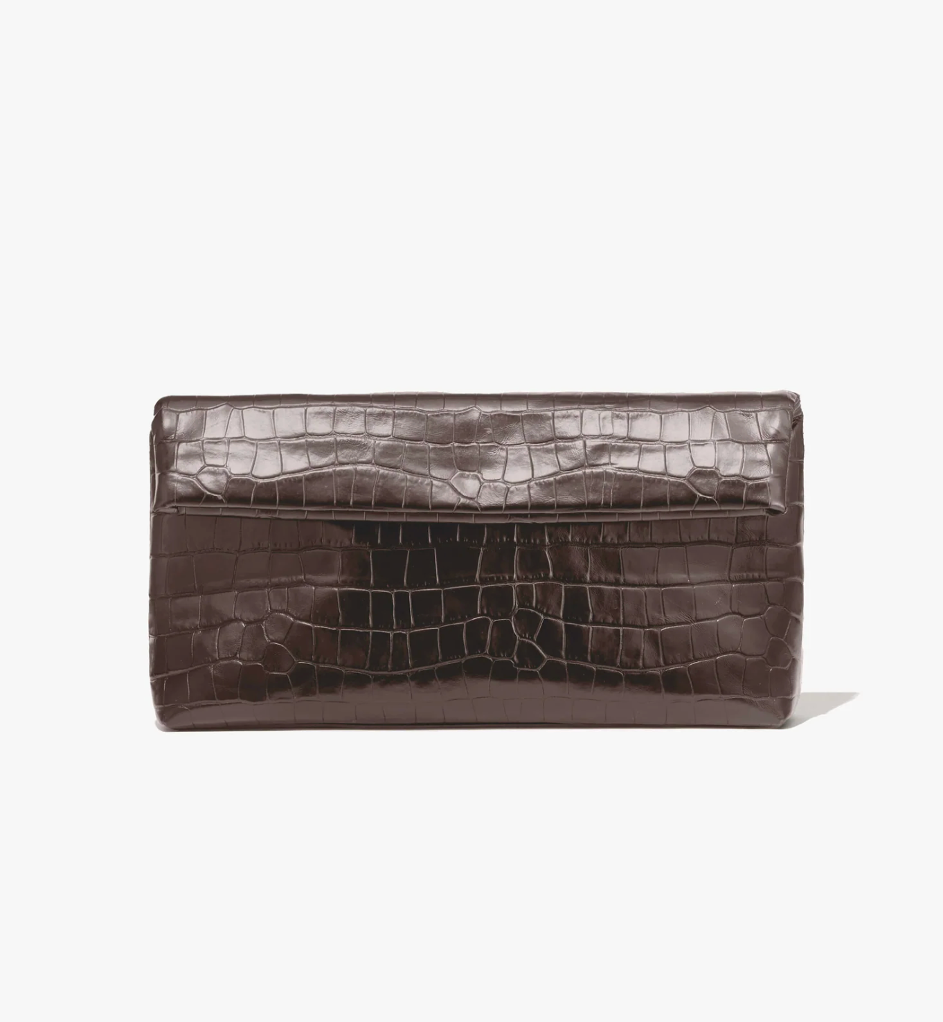 Jerry Clutch in Embossed Chocolate Brown-Handbags-Nili Lotan-Chocolate-OS-Mercantile Portland