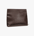 Jerry Clutch in Embossed Chocolate Brown-Handbags-Nili Lotan-Chocolate-OS-Mercantile Portland
