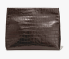 Jerry Clutch in Embossed Chocolate Brown-Handbags-Nili Lotan-Chocolate-OS-Mercantile Portland