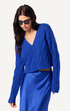 Jolie Cashmere V-Neck Cropped Cable Cardigan-Clothing-Sablyn-Gardenia-XS-Mercantile Portland