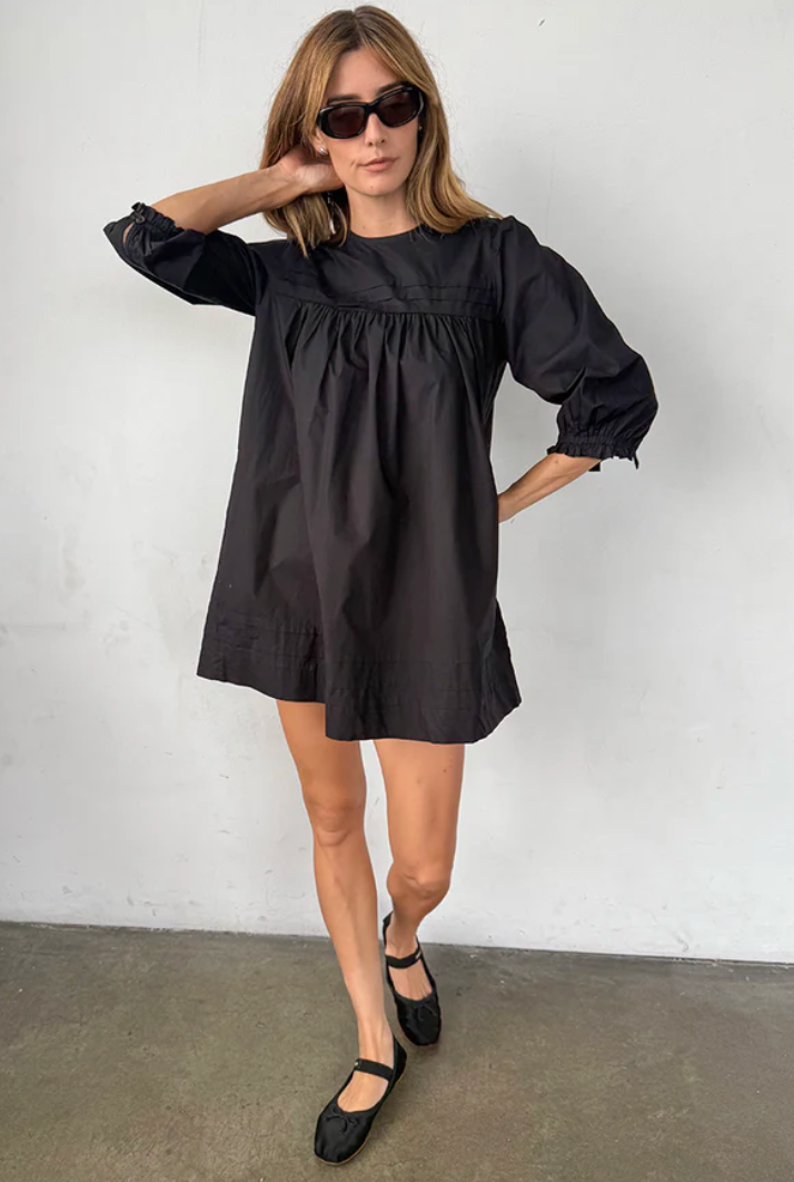 Jolin Dress-Dresses-Ciao Lucia-Black-XXS-Mercantile Portland