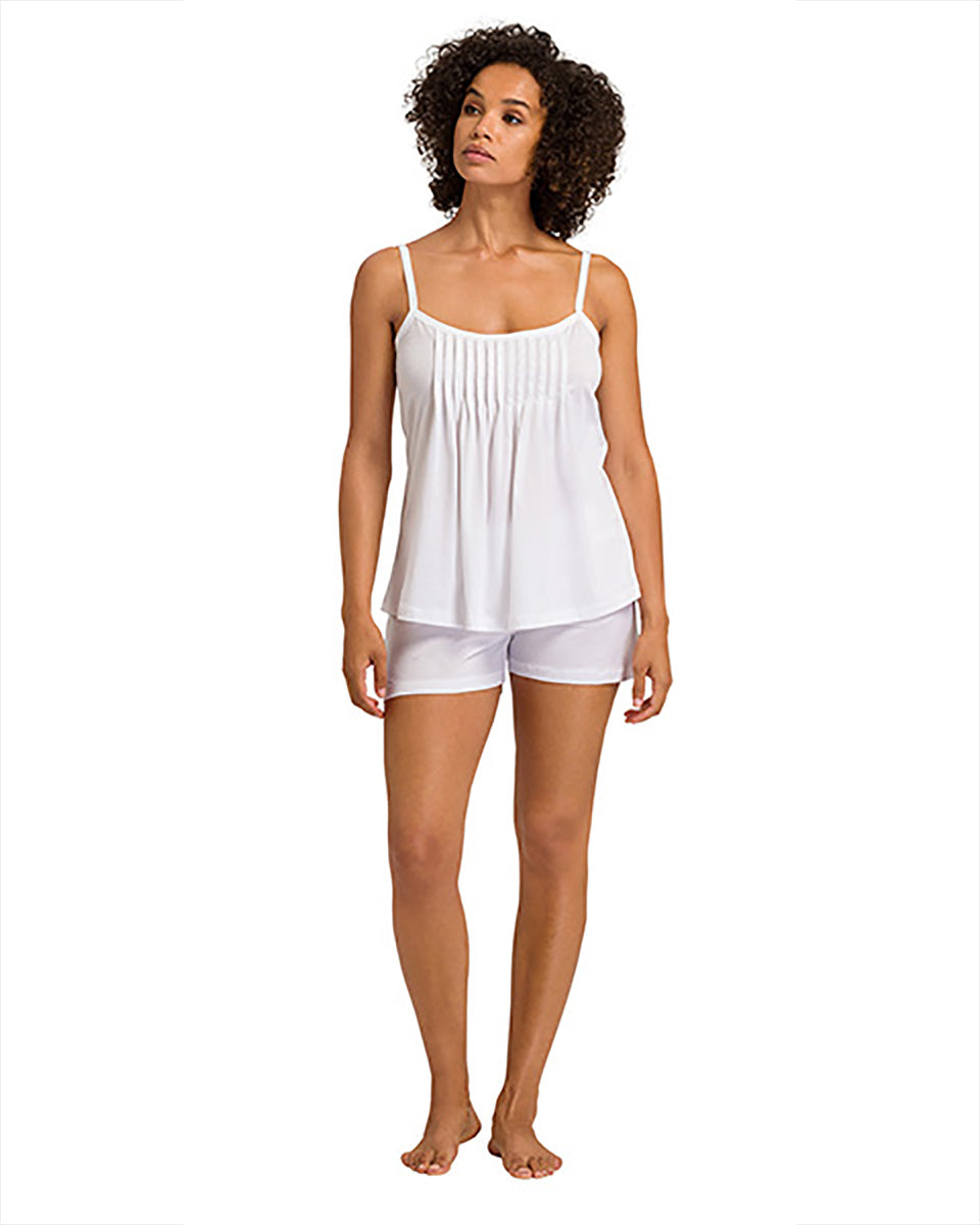Juliet Short Pajama Set-Sleepwear-Hanro-White-XS-Mercantile Portland