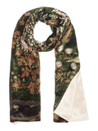 Kanadas Silk Velvet Scarf-Accessories-Pierre-Louis Mascia-Green-OS-Mercantile Portland