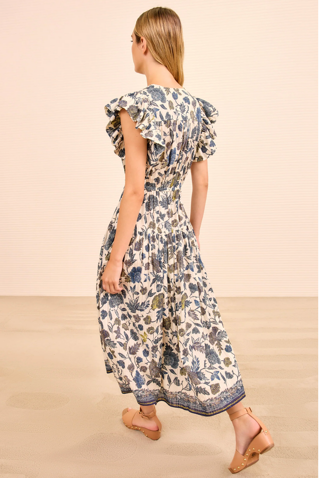 Kari Dress in Porcelain-Dresses-Ulla Johnson-Porcelain-2-Mercantile Portland