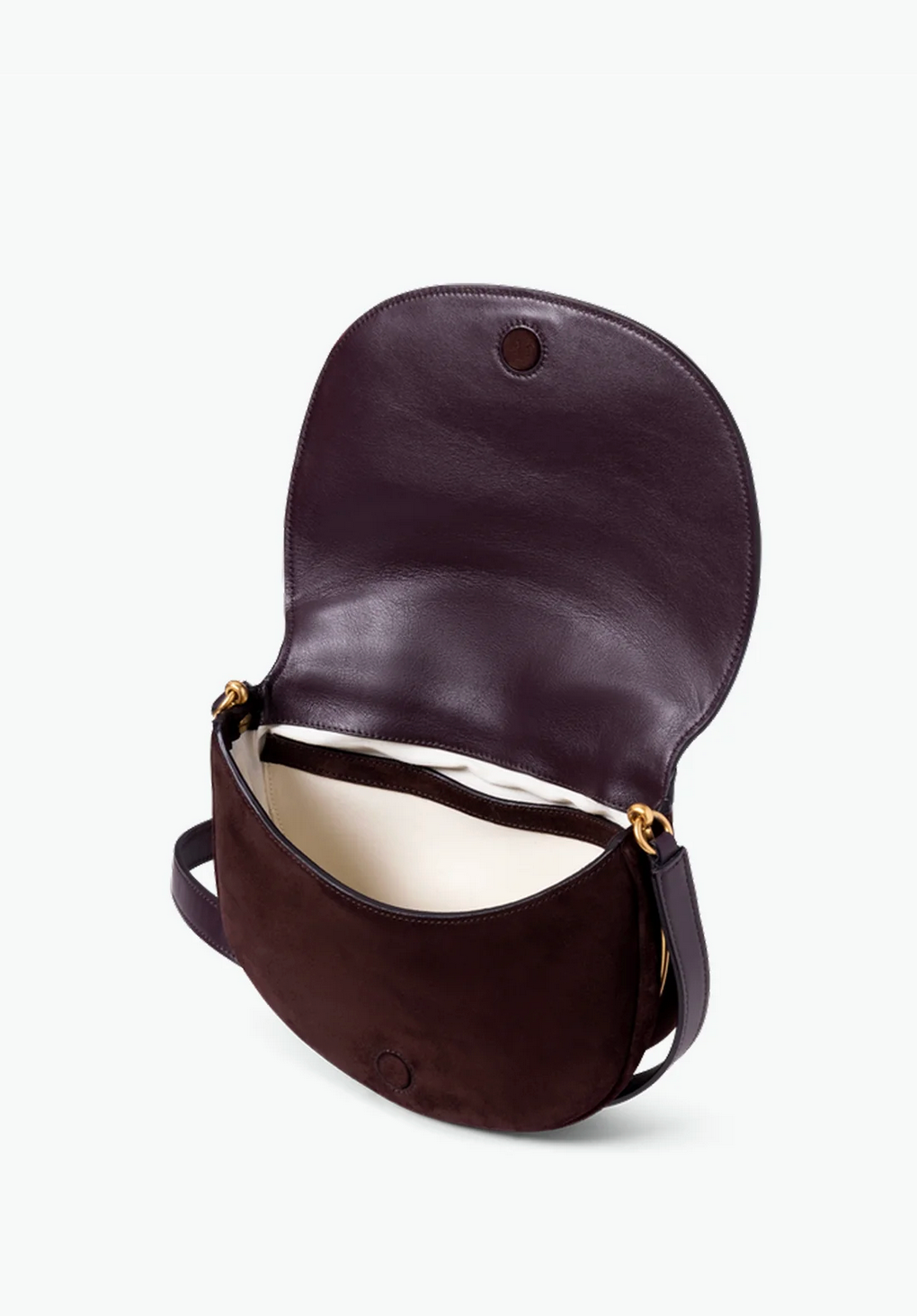 Kate Bag in Acai Suede-Handbags-Wandler-Acai-OS-Mercantile Portland