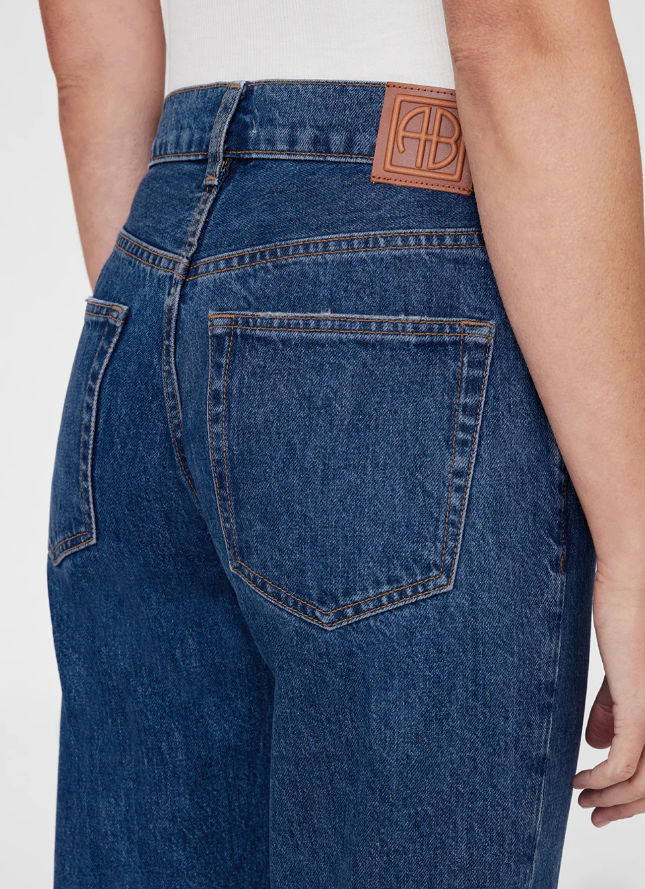 Kate Jean in Clean Indigo-Denim-Anine Bing-Clean Indigo-25-Mercantile Portland