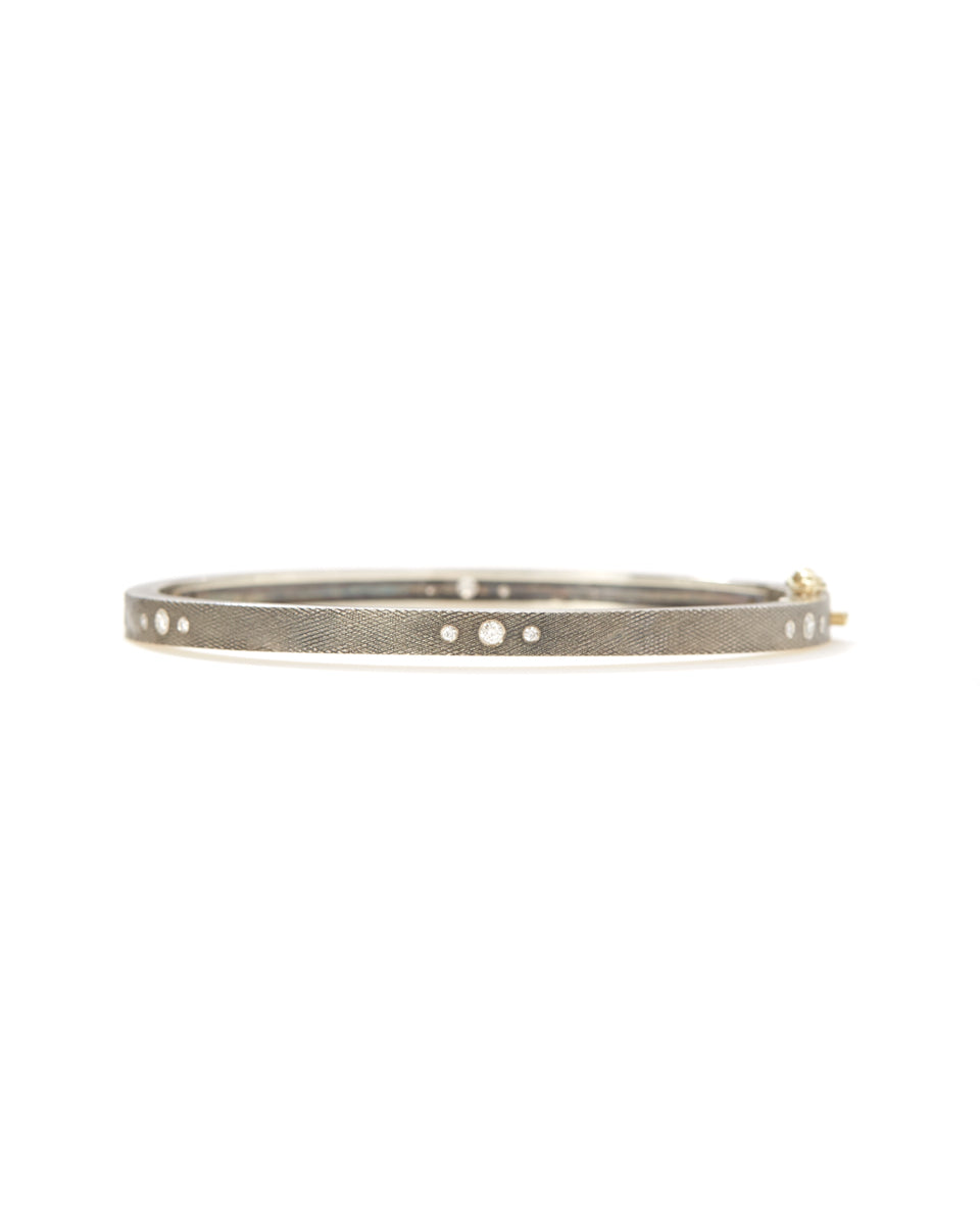 Kelly 4mm Sterling Silver Bangle-Accessories-Rene Escobar-Mercantile Portland