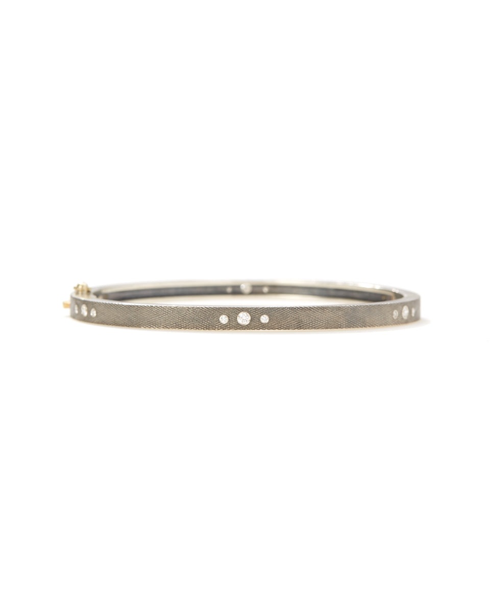 Kelly 4mm Sterling Silver Bangle-Accessories-Rene Escobar-Mercantile Portland