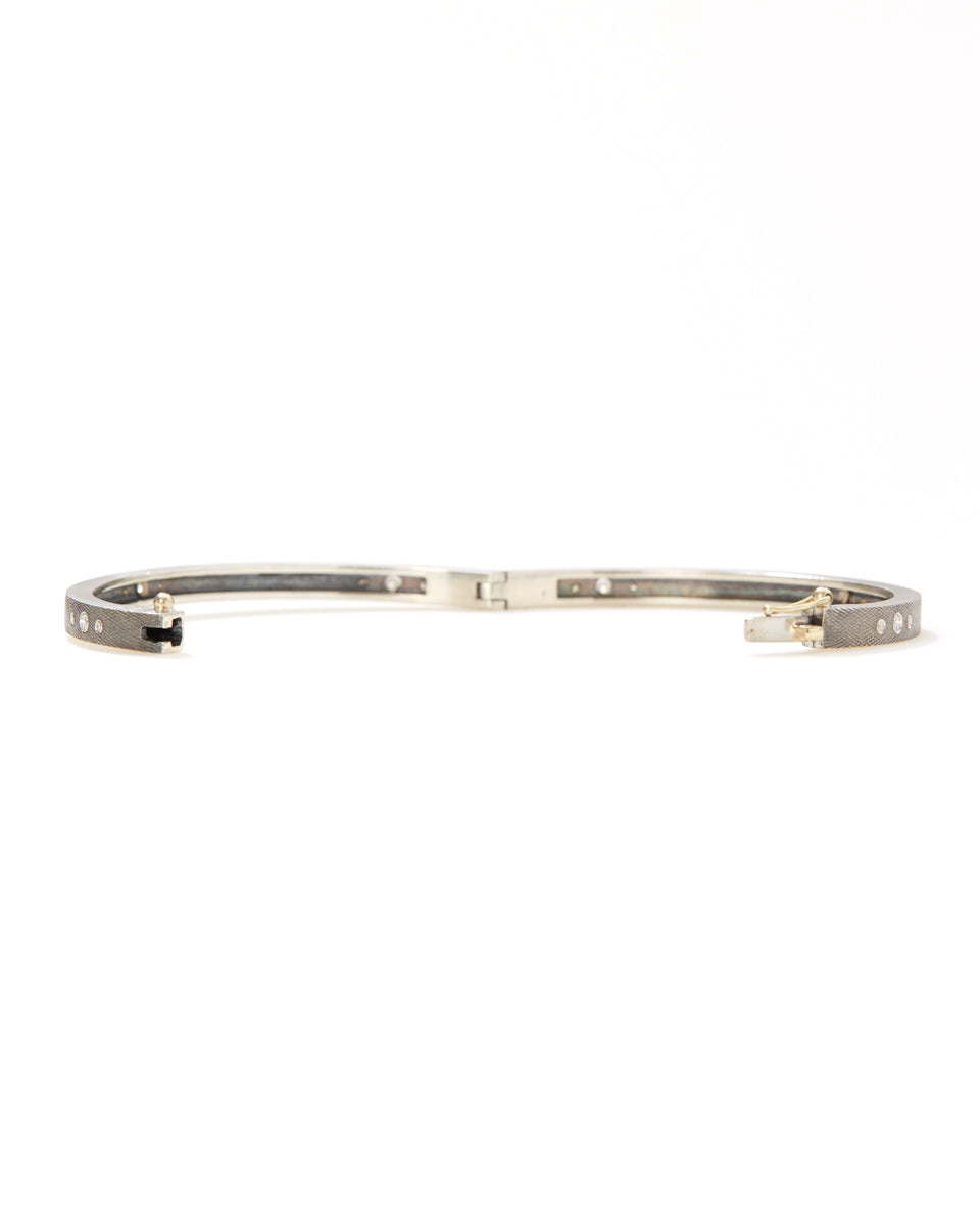 Kelly 4mm Sterling Silver Bangle-Jewelry-Rene Escobar-Mercantile Portland