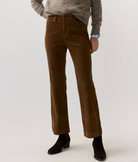 Kendall Flare 5-Pocket Stretch Cord-Pants-Mashburn-Chestnut-24-Mercantile Portland