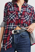 Kendra Shirt-Clothing-Rails-Navy Red White-XS-Mercantile Portland