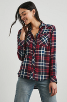 Kendra Shirt-Clothing-Rails-Navy Red White-XS-Mercantile Portland