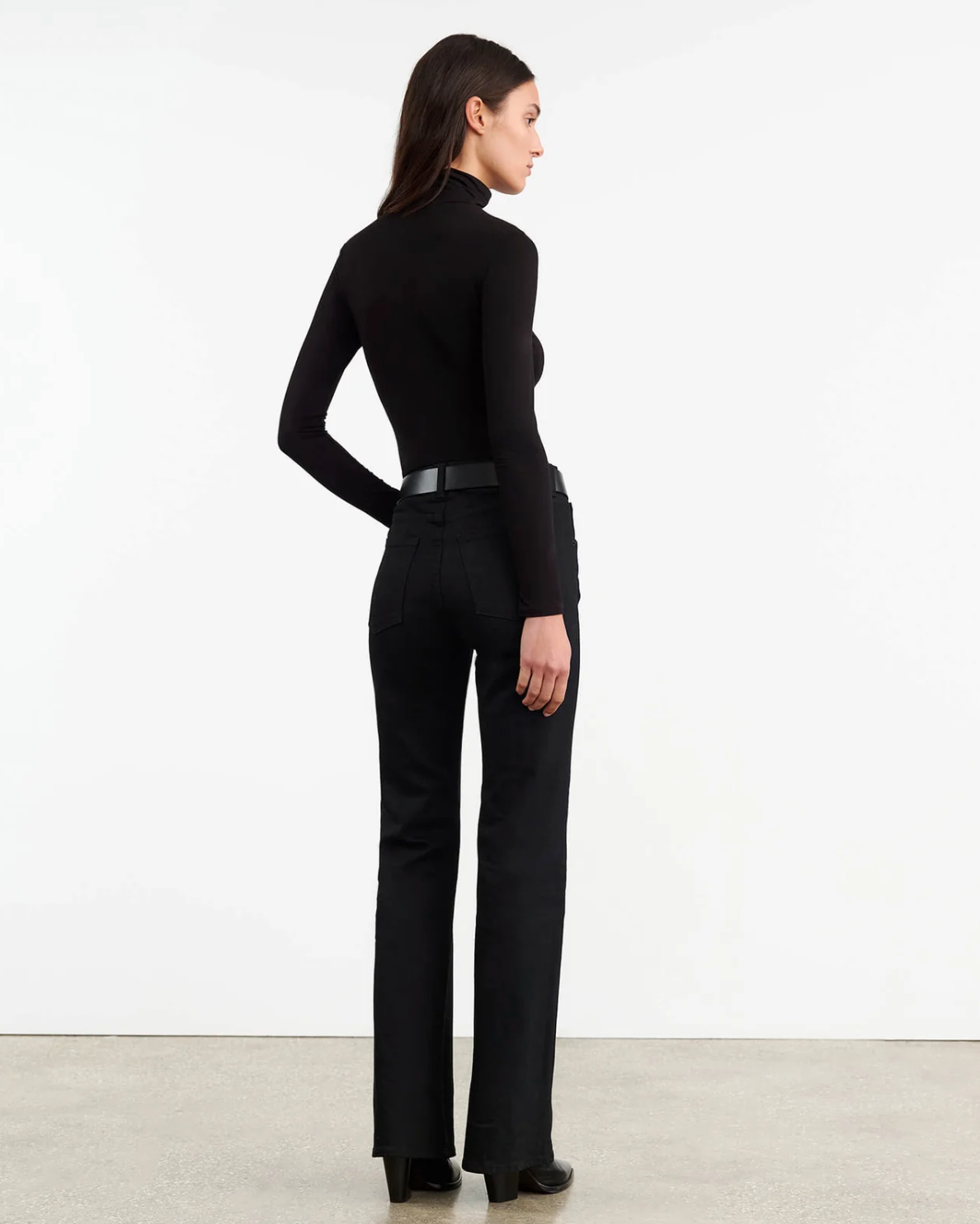 Keria Turtleneck Top-Clothing-Nili Lotan-Black-XS-Mercantile Portland