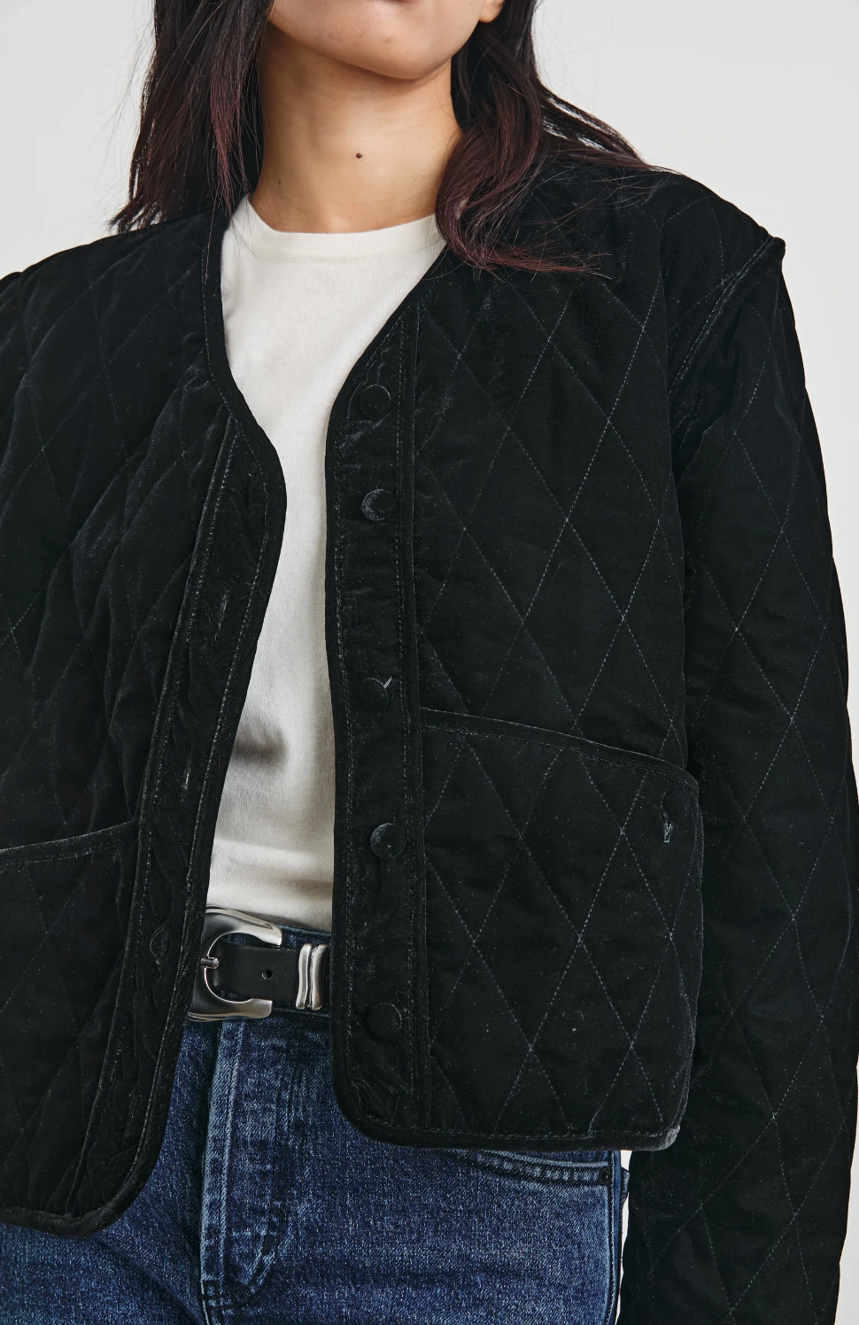 Kiko Jacket-Clothing-Rails-Black Velvet-XS-Mercantile Portland