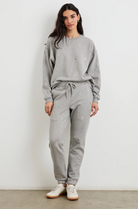 Kingston Pant-Clothing-Rails-Embroidered Grey-XS-Mercantile Portland