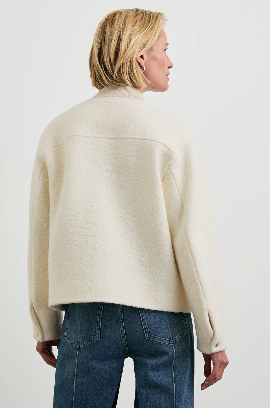 Kinsley Jacket-Clothing-Rails-Ivory-XS-Mercantile Portland