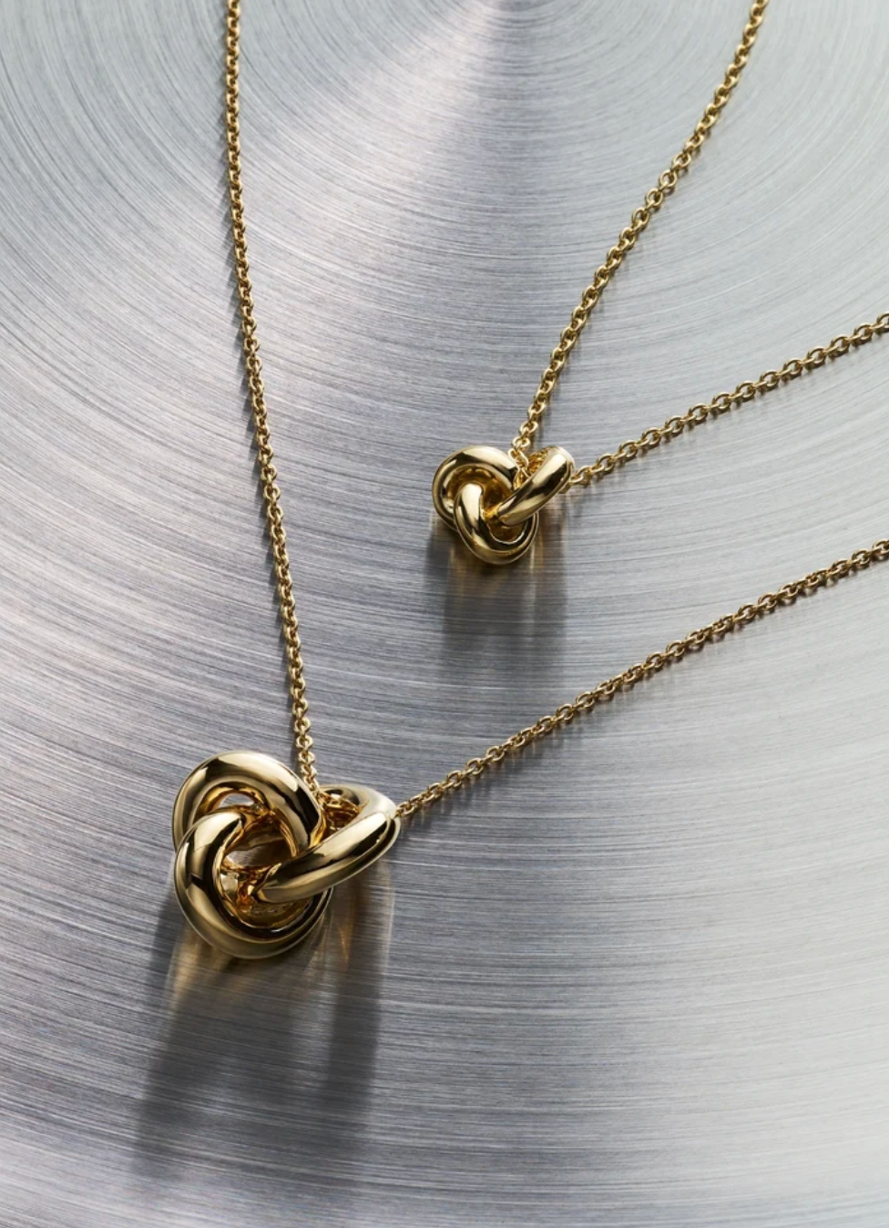 Knot Necklace in Gold Vermeil-Jewelry-Otiumberg-Yellow Gold-OS-Mercantile Portland