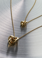 Knot Necklace in Gold Vermeil-Jewelry-Otiumberg-Yellow Gold-OS-Mercantile Portland