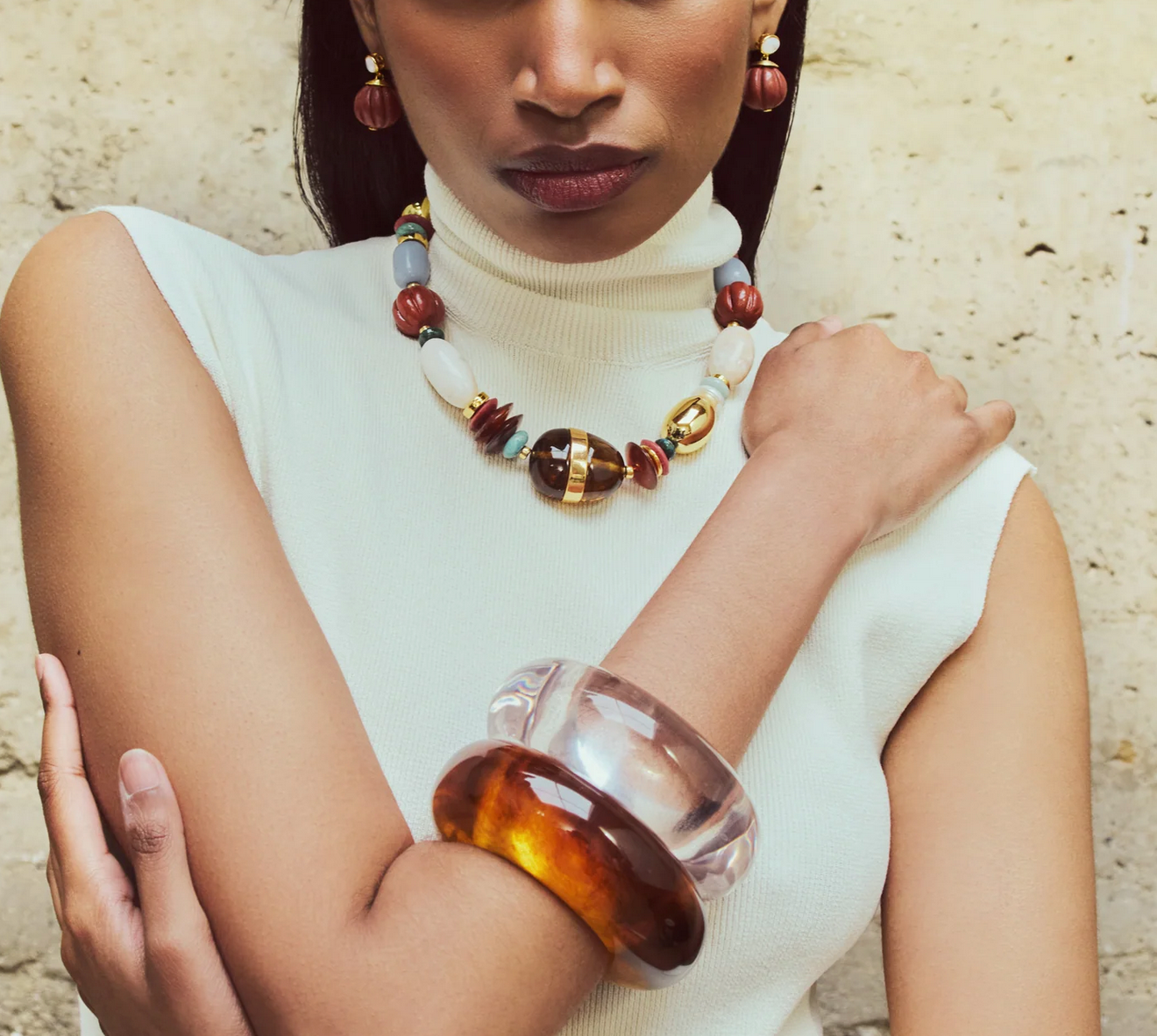 Kona Collar in Mojave-Jewelry-Lizzie Fortunato-Multi-OS-Mercantile Portland