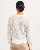 Lace Cardigan-Sweaters-Jumper 1234-Black-1-Mercantile Portland