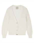 Lace Cardigan-Sweaters-Jumper 1234-Chalk-1-Mercantile Portland
