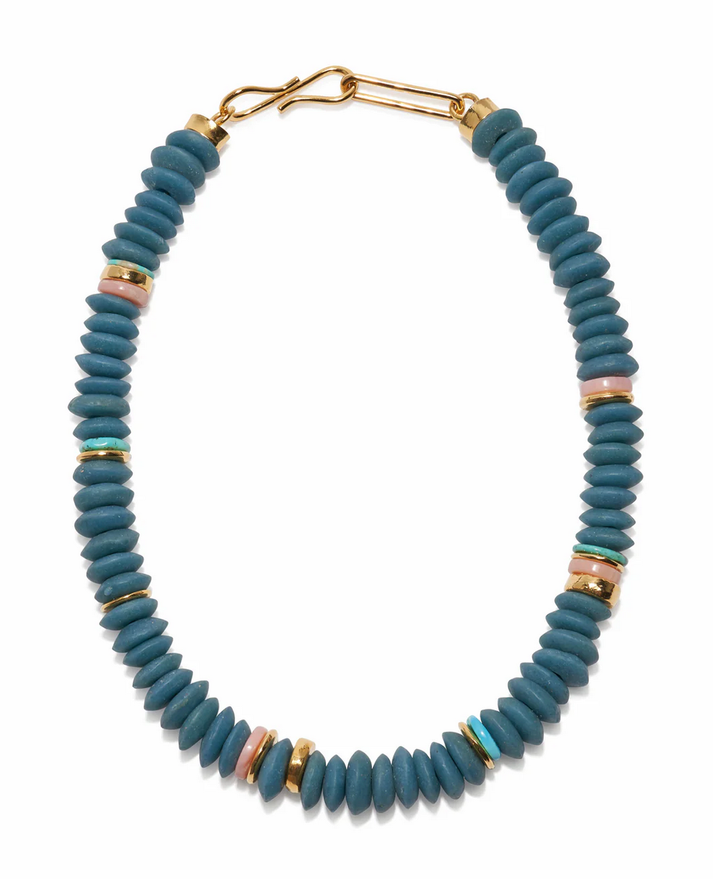 Laguna Necklace in Turquoise Ocean-Jewelry-Lizzie Fortunato-Turquoise-OS-Mercantile Portland