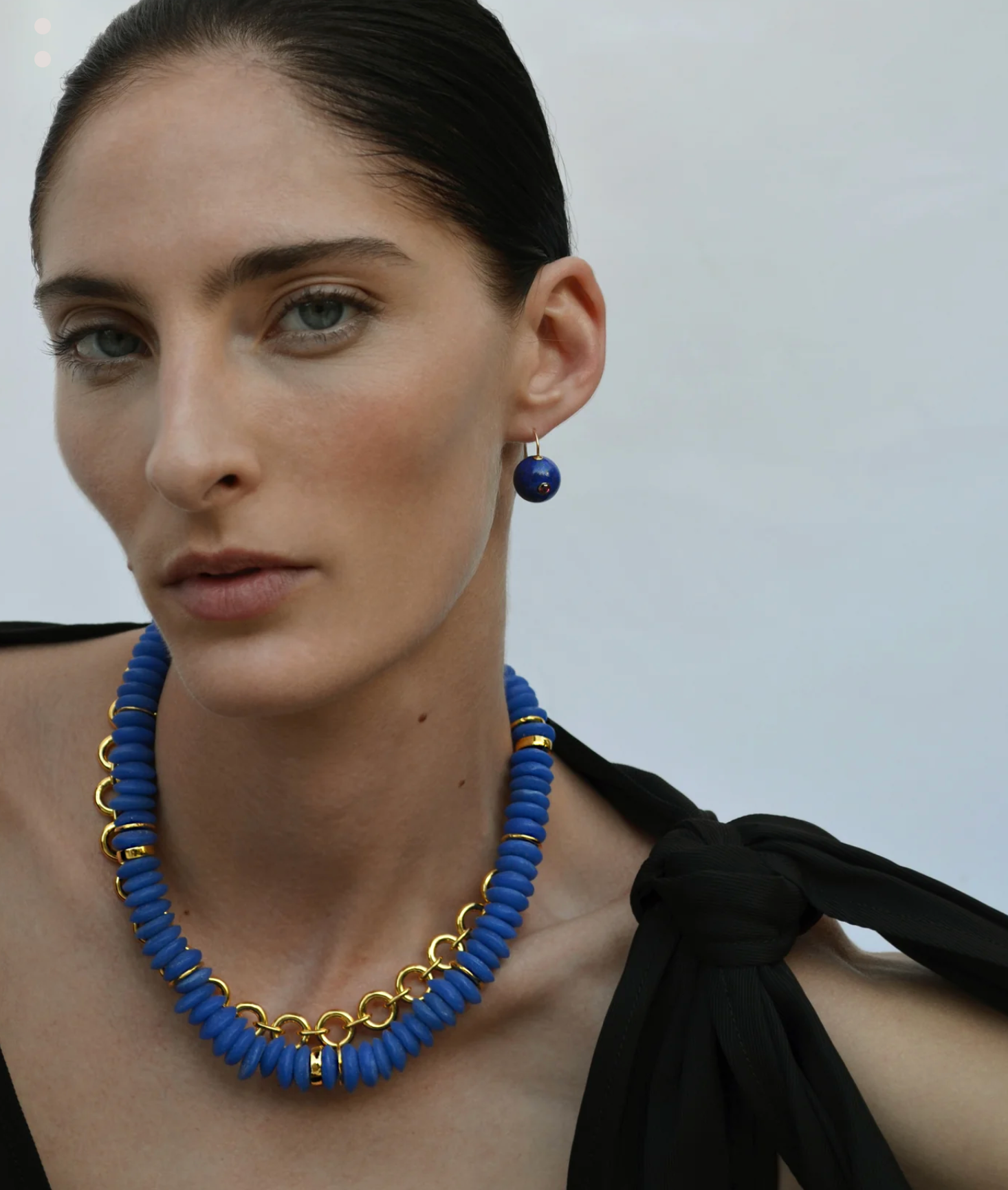 Laguna Necklace-Jewelry-Lizzie Fortunato-Dark Electric Blue-OS-Mercantile Portland