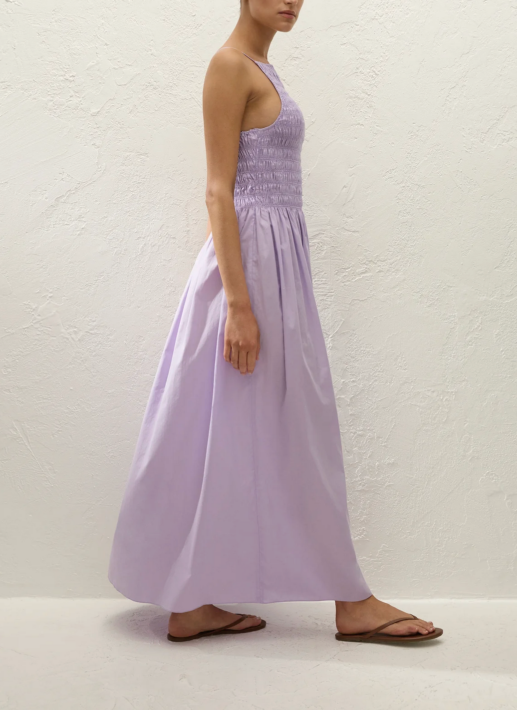 Laia Maxi Dress in Lilac-Dresses-FAITHFULL-Lilac-2-Mercantile Portland