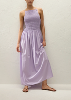 Laia Maxi Dress in Lilac-Dresses-FAITHFULL-Lilac-2-Mercantile Portland