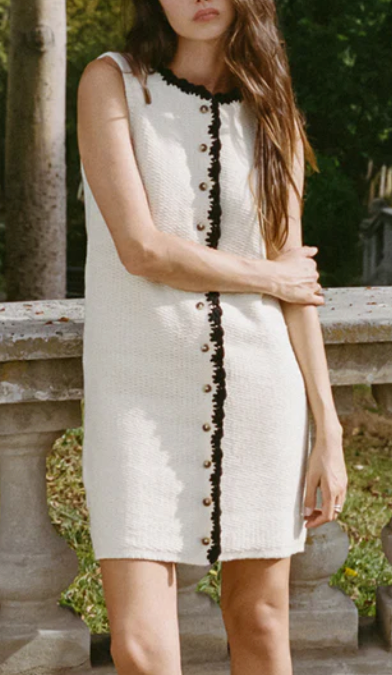 Lalia Ivory Knit Dress-Dresses-Ciao Lucia-Ivory-XXS-Mercantile Portland