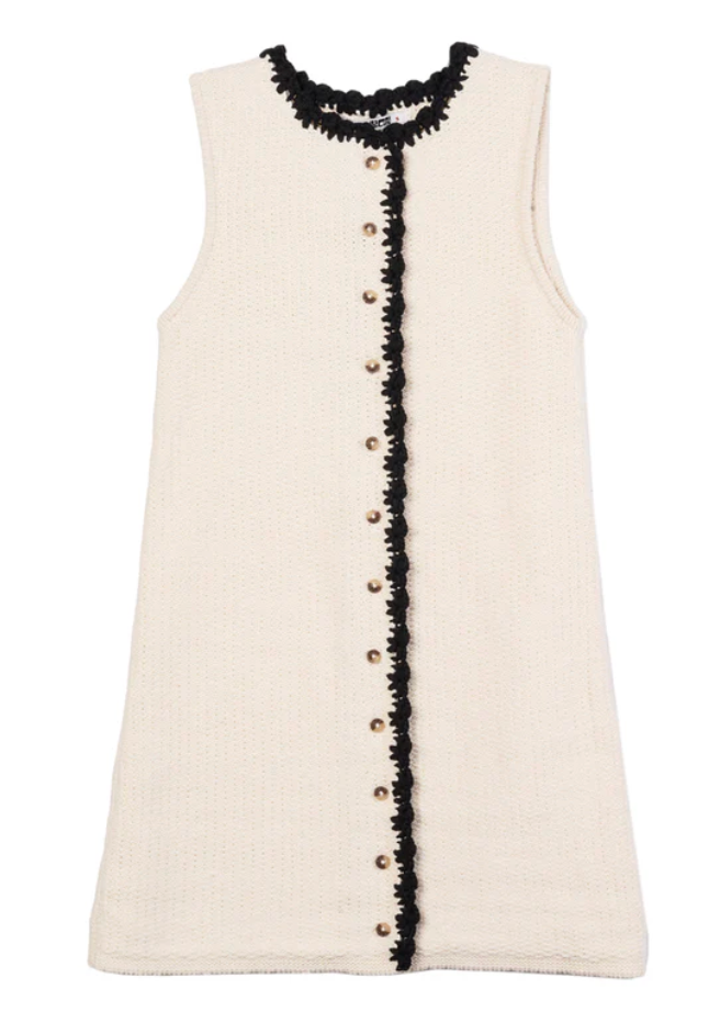 Lalia Ivory Knit Dress-Dresses-Ciao Lucia-Ivory-XXS-Mercantile Portland