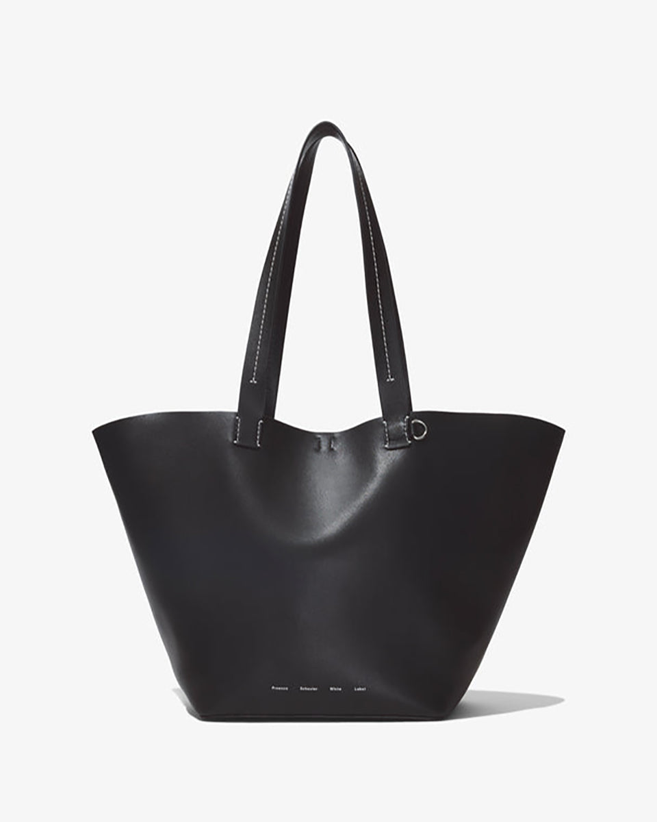 Proenza Schouler White Label large Bedford leather tote bag - Black