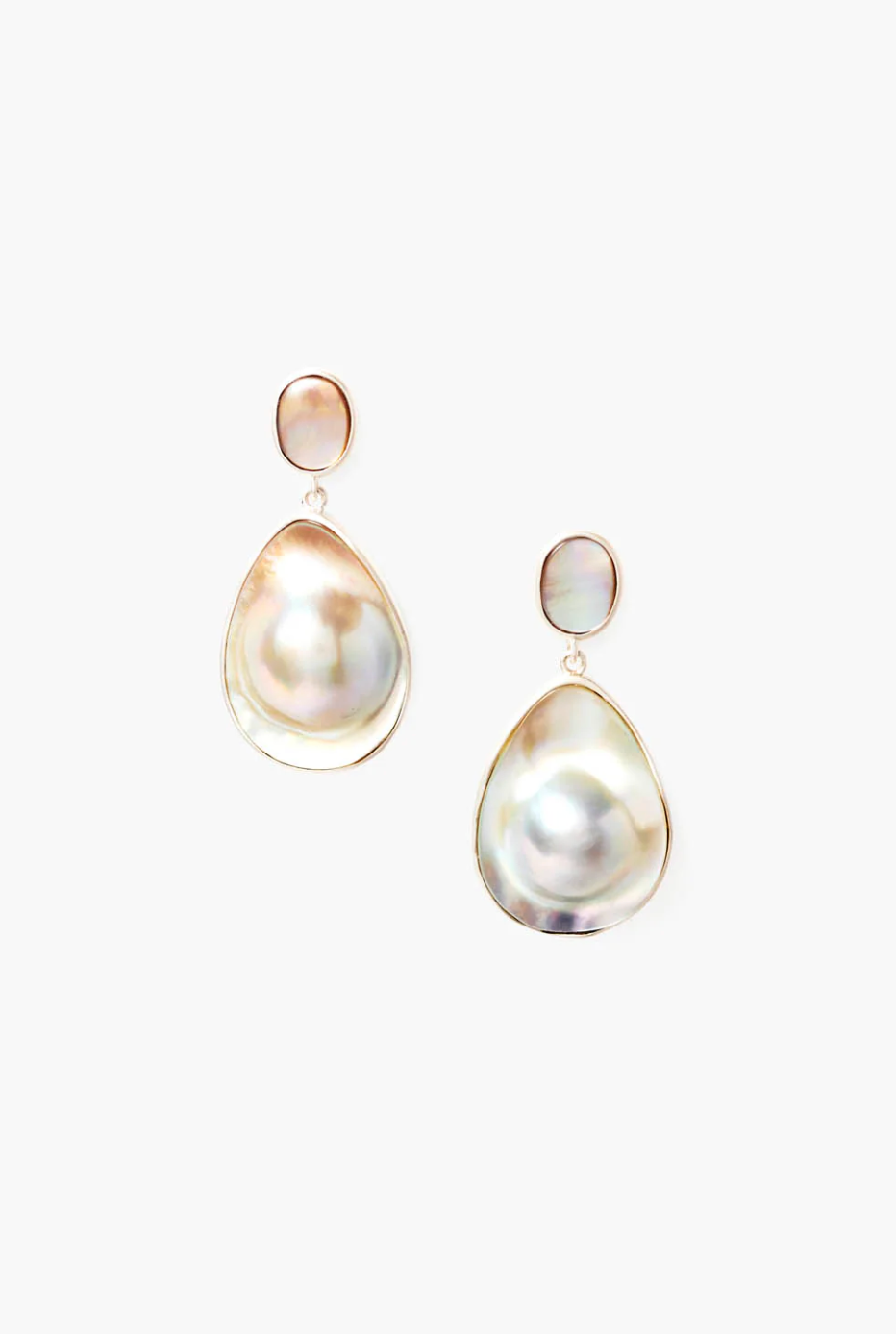 Large Drop Earrings-Accessories-Chan Luu-Grey Pearl-OS-Mercantile Portland