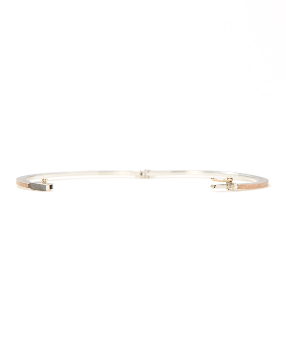 Laura 1.8mm Rose Gold Bangle-Accessories-Rene Escobar-Mercantile Portland