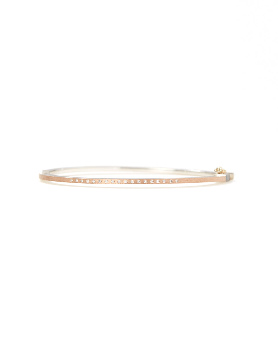 Laura 1.8mm Rose Gold Bangle-Accessories-Rene Escobar-Mercantile Portland