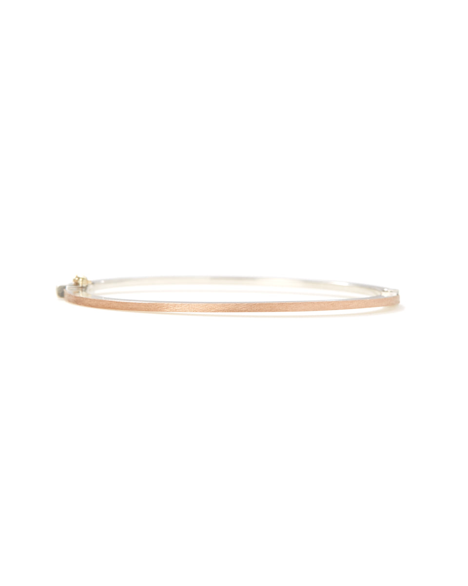 Laura 1.8mm Rose Gold Bangle-Jewelry-Rene Escobar-Mercantile Portland