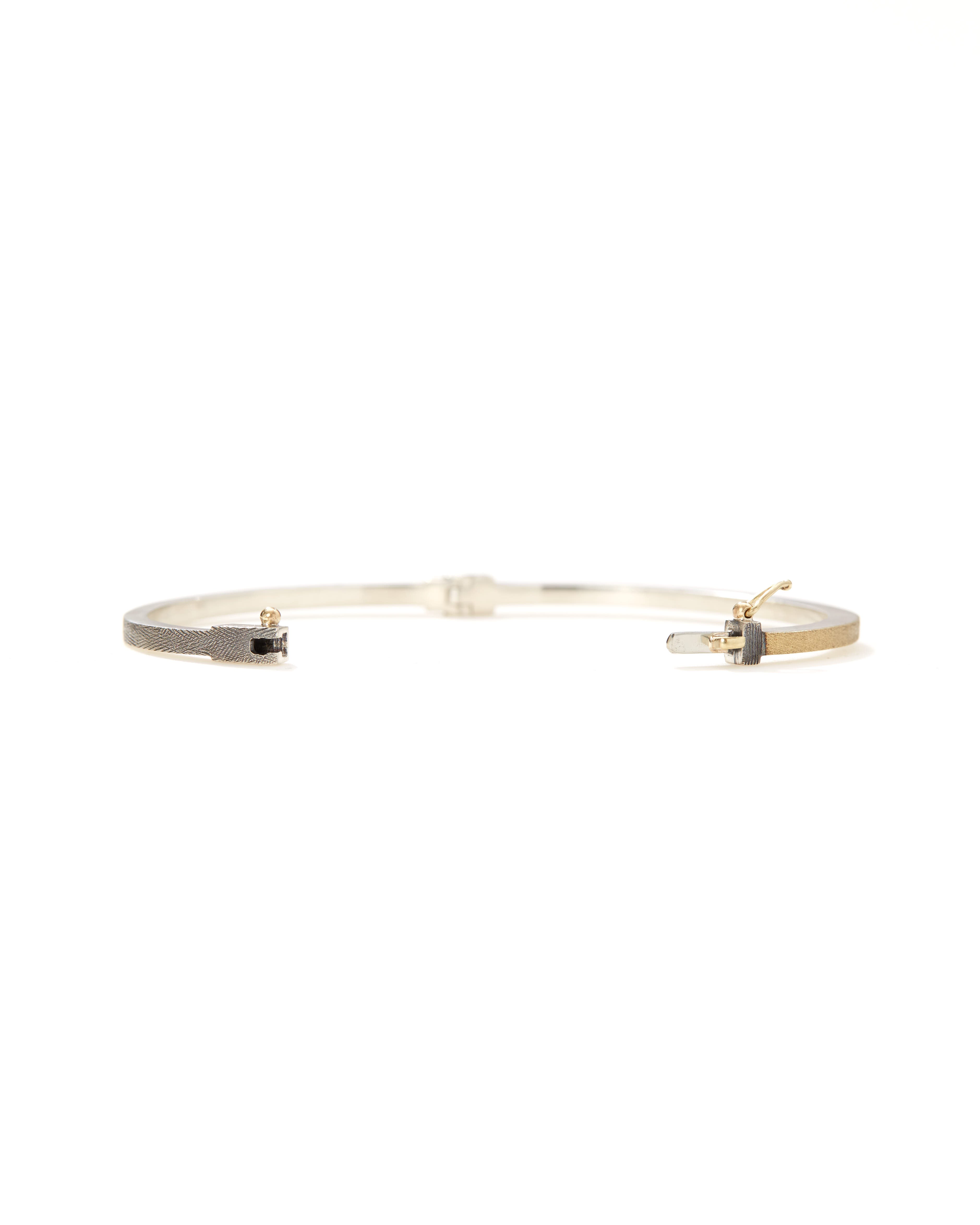 Laura 2.5mm Yellow Gold Bangle-Jewelry-Rene Escobar-Mercantile Portland