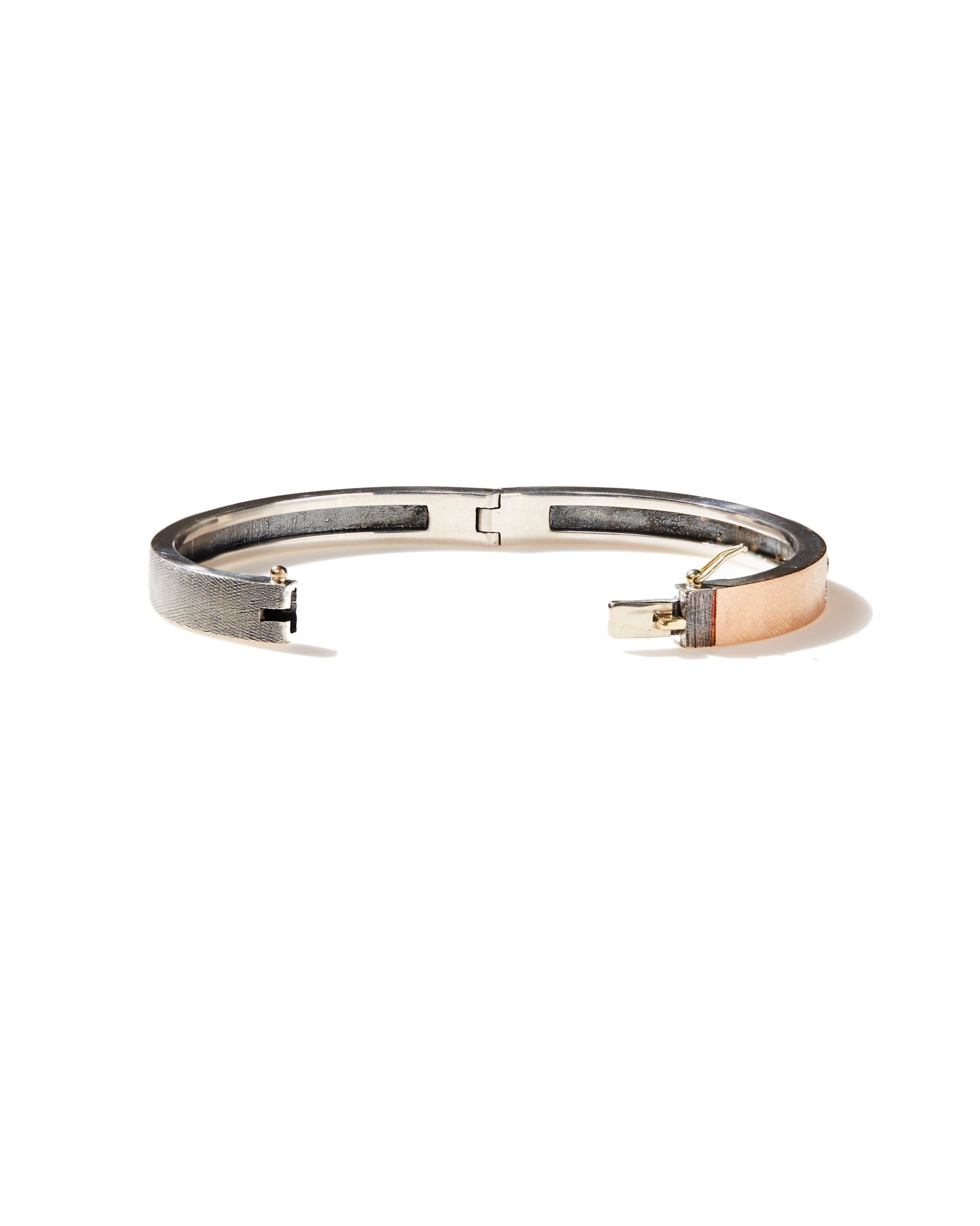 Laura Rose Gold Diamond Bangle-Accessories-Rene Escobar-O/S-Mercantile Portland