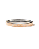 Laura Rose Gold Diamond Bangle-Accessories-Rene Escobar-O/S-Mercantile Portland