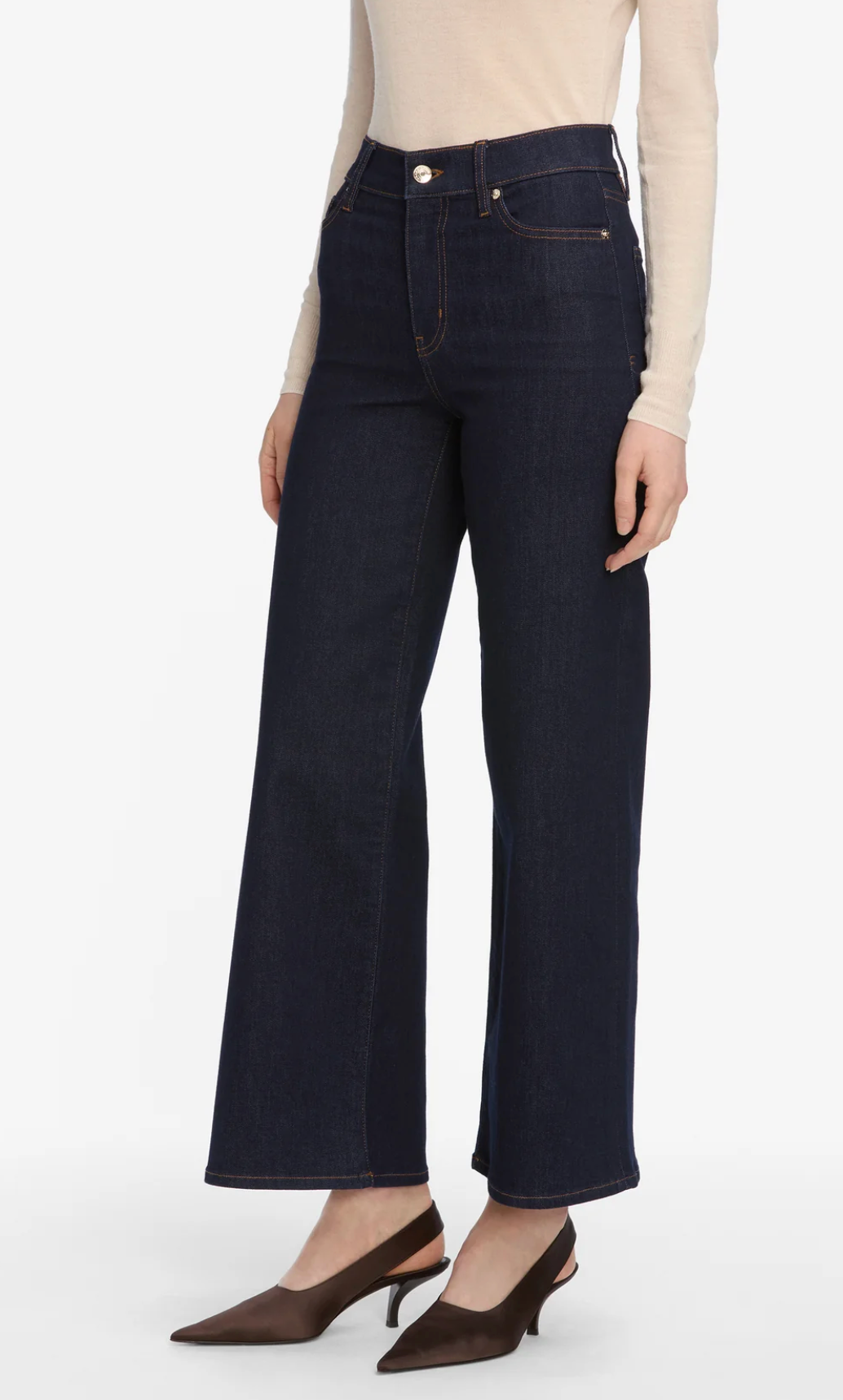 Le Slim Palazzo Crop in Rinse-Denim-Frame-Rinse-25-Mercantile Portland
