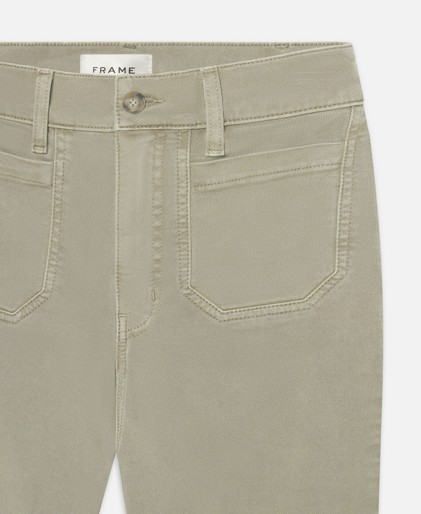 Le Slim Palazzo Modernist Pocket in Thyme-Clothing-Frame-Thyme-23-Mercantile Portland