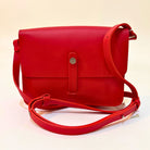 Leather Crossbody Bag-Accessories-Il Bisonte-Rosso-OS-Mercantile Portland