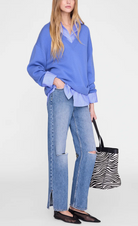 Lee Sweater in Storm Blue-Sweaters-Anine Bing-Storm Blue-XS-Mercantile Portland