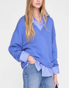 Lee Sweater in Storm Blue-Sweaters-Anine Bing-Storm Blue-XS-Mercantile Portland