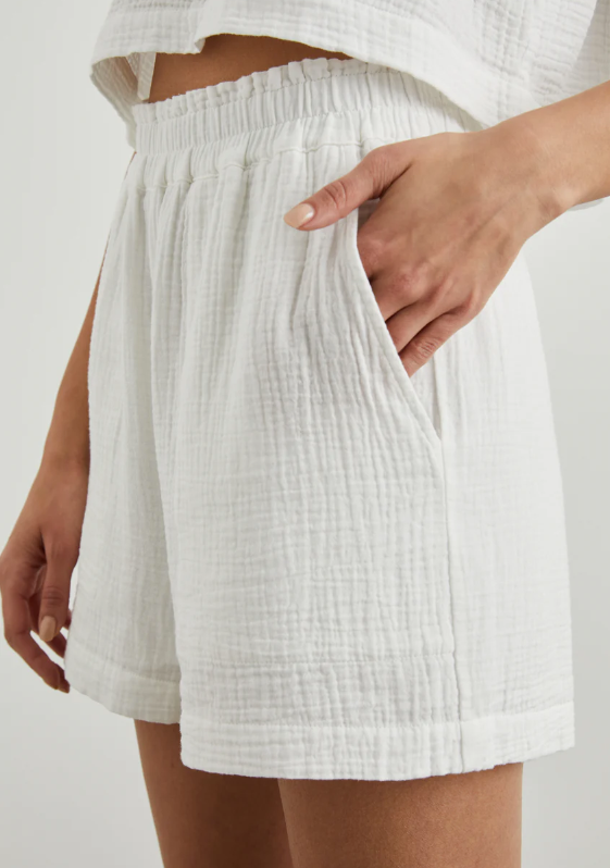 Leighton Short-Clothing-Rails-White-XS-Mercantile Portland