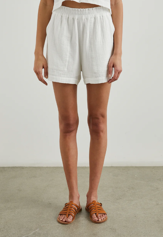 Leighton Short-Clothing-Rails-White-XS-Mercantile Portland