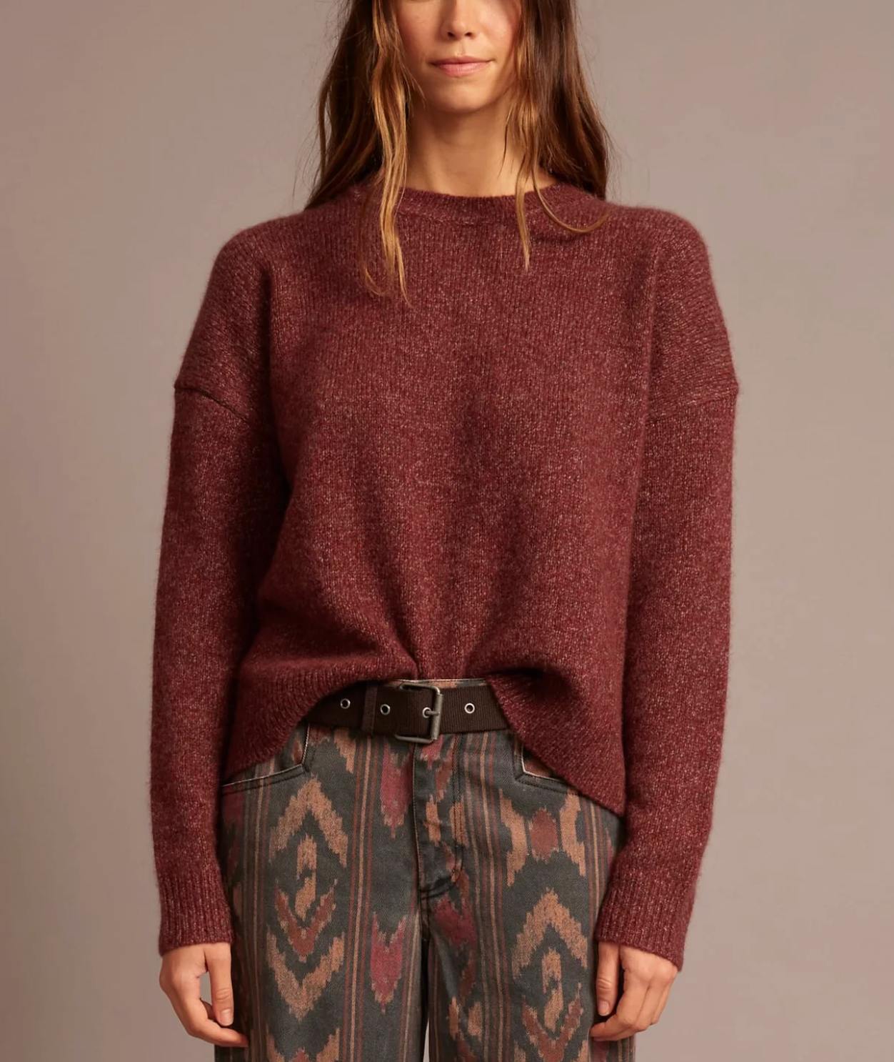 Lela Sweater in Brick Fire-Sweaters-Xirena-Brick Fire-XS-Mercantile Portland