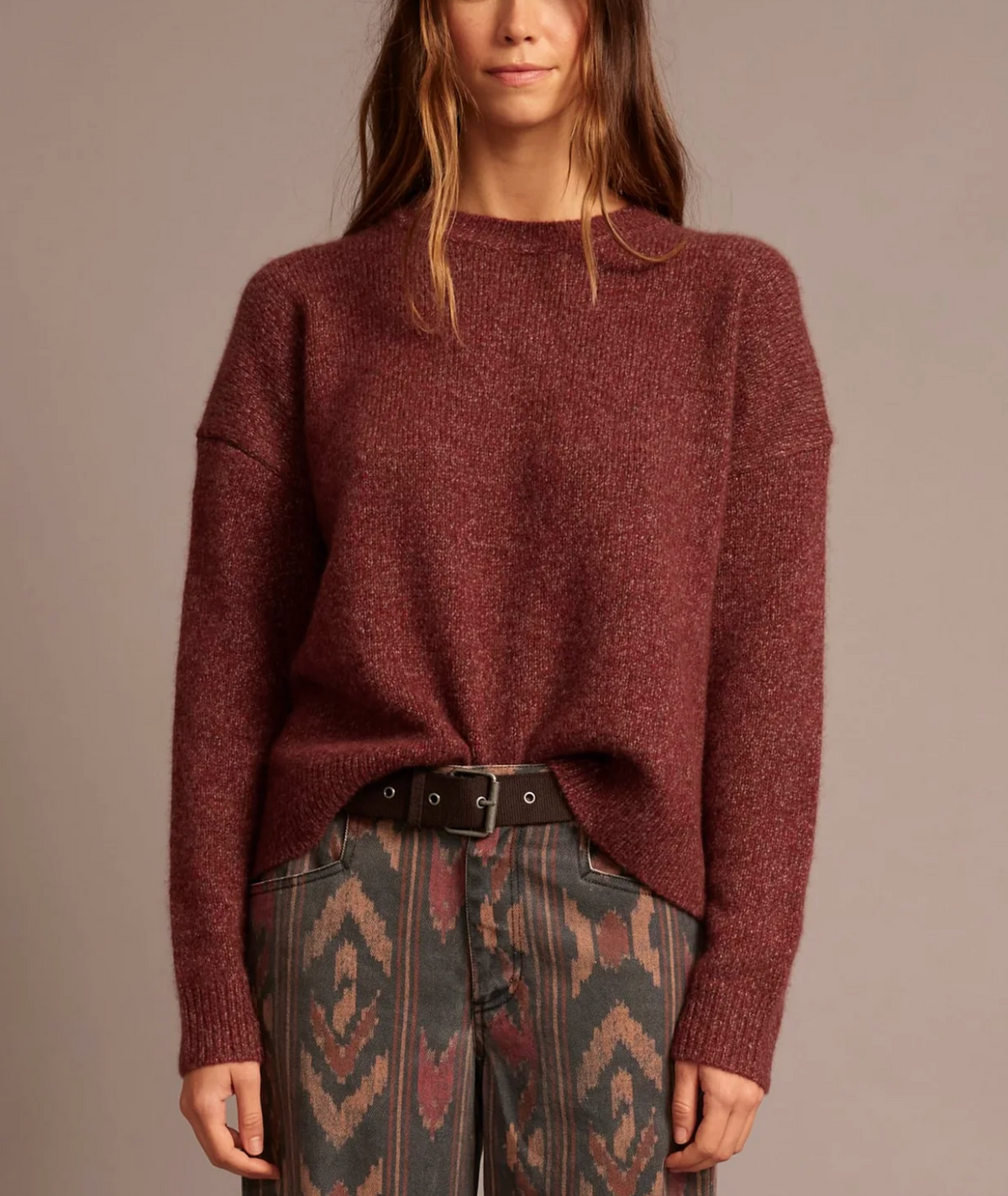 Lela Sweater in Brick Fire-Sweaters-Xirena-Brick Fire-XS-Mercantile Portland