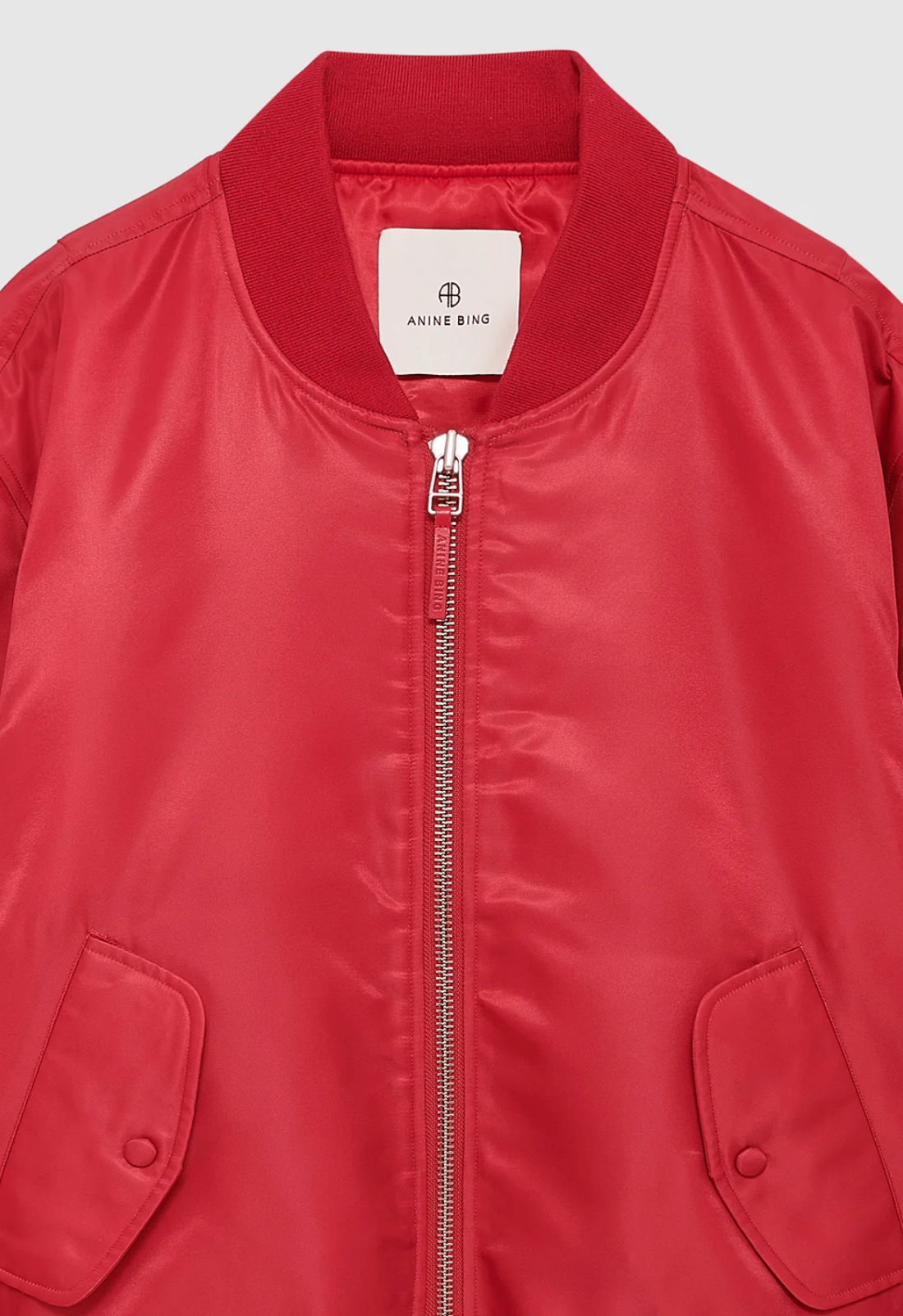 Leon Bomber in Red-Jackets-Anine Bing-Red-XS-Mercantile Portland