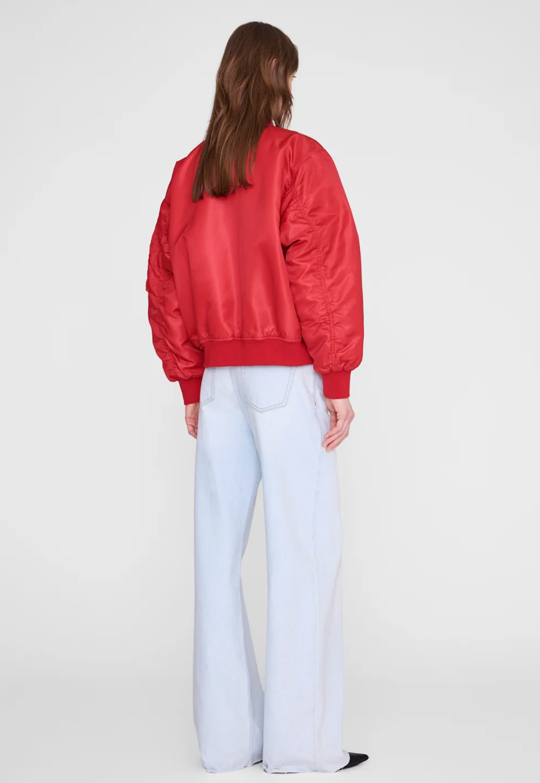 Leon Bomber in Red-Jackets-Anine Bing-Red-XS-Mercantile Portland